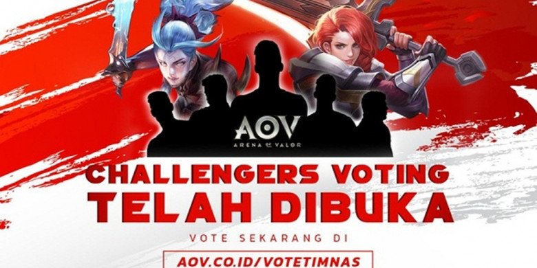 Arena of Valor: 5 Tim Berhasil Lolos Challengers Voting AOV Asean Games 2018