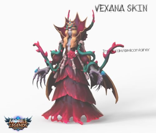 Mobile Legends: Skin Epic Vexana "Saguine Rose" Segera Hadir